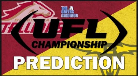 UFL Championship Prediction | 2024