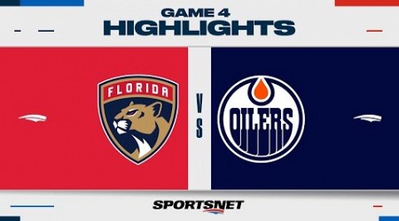 Stanley Cup Final Game 4 Highlights | Panthers vs. Oilers - June 15, 2024