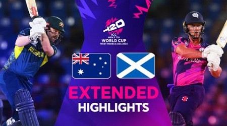 Australia VS Scotland match highlights || T20 world cup match highlghts || today match highlights