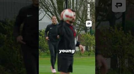 Van Dijk is mocking it 