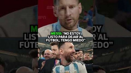 MESSI habla de su RETIRO del FÚTBOL: &quot;No estoy listo, el INTER MIAMI será mi último club&quot; | Depor