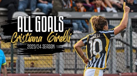 All of Cristiana Girelli&#39;s goals in the 2023/24 season