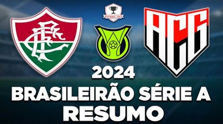 FLUMINENSE 1 x 2 ATLÉTICO-GO AO VIVO | BRASILEIRÃO SÉRIE A 2024 | 9ª RODADA | NARRAÇÃO