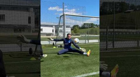 BLOCKING with a BUNDESLIGA GOALKEEPER ⛔️ #goalkeeper #goalkeepertraining