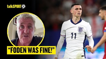 Steve Bruce Believes Phil Foden DID NOT Have A Bad Game Against Serbia Yesterday 