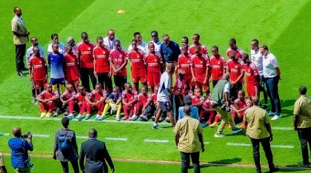 BIRASHYUSHYE MURI STADE AMAHORO || PEREZIDA PAUL KAGAME YATANGIJE UMUKINO WA BAYERN A. VS PSG A.