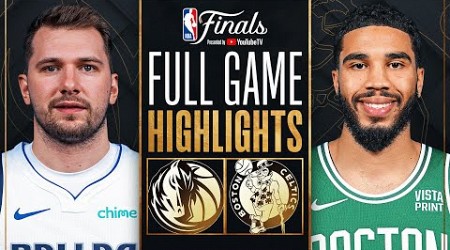 #5 MAVERICKS at #1 CELTICS | FULL GAME 5 HIGHLIGHTS | June 17, 2024