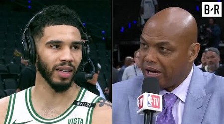 Jayson Tatum Talks Celtics Going Up 3-0 in Finals &amp; Criticism From Media | NBA GameTime