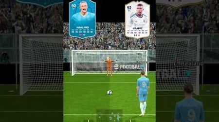 Haaland VS Mbappe#football#penalty#gng#efootball2024#mbappe#haaland#realmadrid#manchestercity#shorts