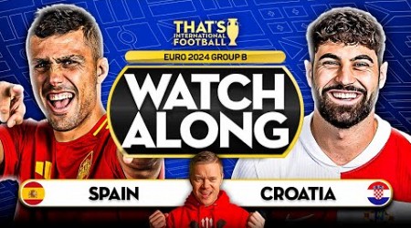 SPAIN vs CROATIA EURO 2024 Watchalong Mark GOLDBRIDGE LIVE