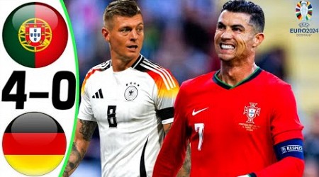 Portugal vs Germany 4-0 - All Goals and Highlights 2024 