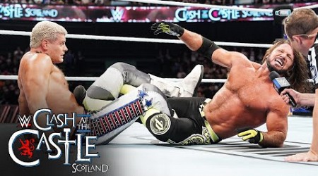 Cody Rhodes vs. AJ Styles – WWE Championship “I Quit” Match: Clash at the Castle 2024 highlights