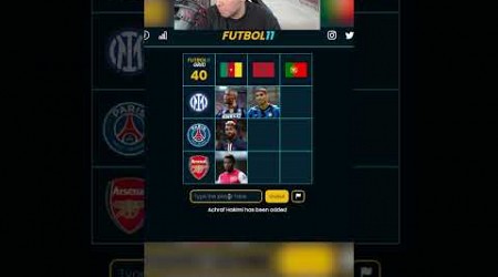 FUTBOL 11 GRID Samuel Eto&#39;o INTER DE MILAN #fifa #quizfutbol #adivinaeljugador#fc24shorts #ligamx