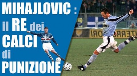 Sinisa Mihajlovic: l&#39;incredibile TRIPLETTA su calcio di punizione contro la Sampdoria