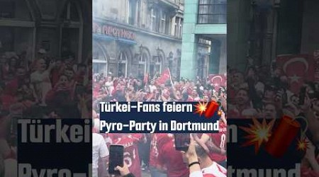 Pyro-Party in Dortmund! Türkei-Fans heizen ein 