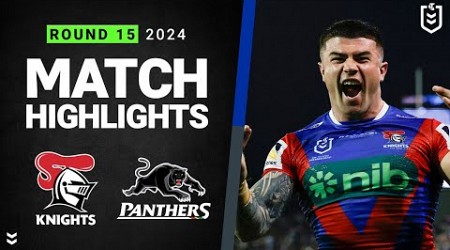 NRL 2024 | Knights v Panthers | Match Highlights