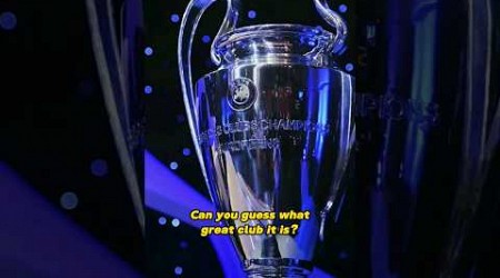 The only Ligue 1 Club to lift the Champions League trophy 