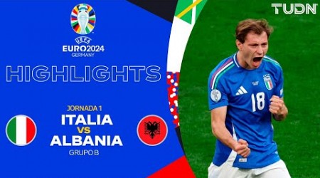 HIGHLIGHTS - Italia vs Albania | UEFA EURO 2024 - J1 | TUDN