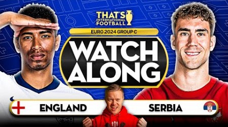 ENGLAND vs SERBIA EURO 2024 Watchalong Mark GOLDBRIDGE LIVE