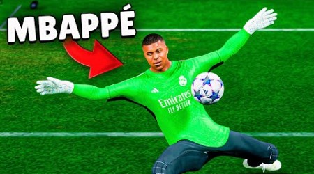 Champions League mas o MBAPPÉ é o Goleiro do Real Madrid no FIFA