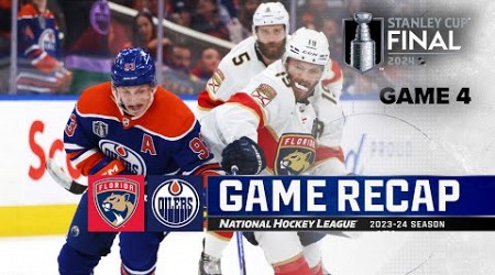 Gm 4: Panthers @ Oilers 6/15 | NHL Highlights | 2024 Stanley Cup Playoffs