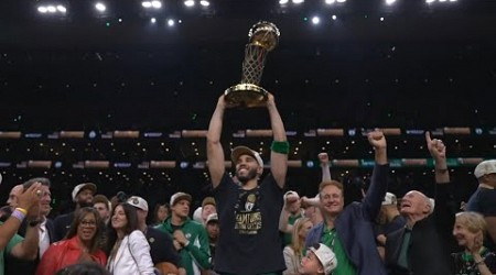 Boston Celtics FULL Trophy Presentation after winning NBA Championship