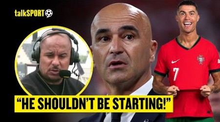 Gabby Agbonlahor QUESTIONS If Martinez Is TOO SCARED To Drop Ronaldo From The Portugal Team! 