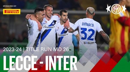 A STELLAR 4️⃣ GOALS WIN | LECCE 0-4 INTER | EXTENDED HIGHLIGHTS 