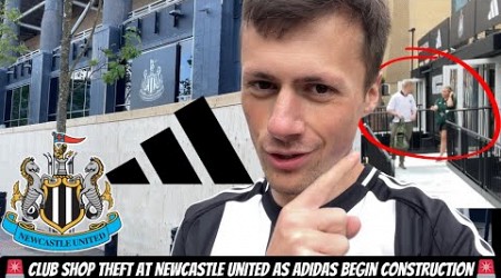 I accidentally captured STEALING at Newcastle United’s Adidas BEHIND THE SCENES TAKEOVER !!!!