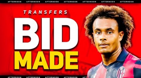 United Bid for Zirkzee! Man Utd Transfer News