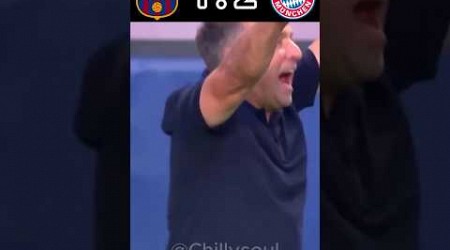 BAYERN MUNICH BEAT BARCELONA 8 GOALS IN THE 2019/2020 CHAMPIONS LEAGUE #football #trending #shorts