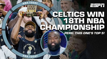 BOSTON CELTICS WIN 18TH NBA CHAMPIONSHIP 