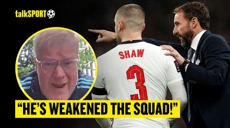 Adrian Durham CALLS OUT Southgate For Bringing An Injured Luke Shaw DESPITE Having Ben Chilwell! 