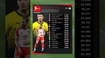 Promedio de publico en la Bundesliga 