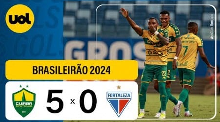 Cuiabá 5 X 0 Fortaleza _Campeonato Brasileiro 2024; Veja os Gols!