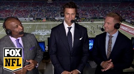 Tom Brady&#39;s best moments from his broadcast debut with FOX Sports at the UFL Championship