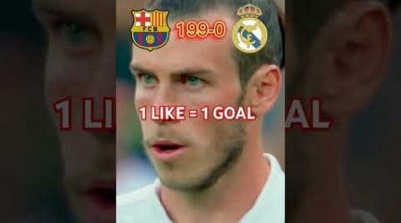 1 LIKE = 1 GOAL #shorts #realmadrid #barcelona