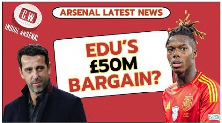 Arsenal latest news: Edu&#39;s £50m bargain | Rice criticism | Martinelli injury | Selling players