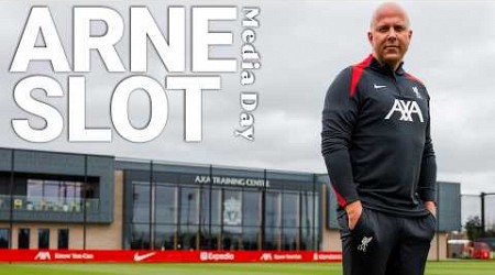 Arne Slot: Behind The Scenes From Media Day | Liverpool FC