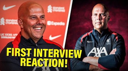 Arne Slot: The First Interview - IMMEDIATE REACTION!