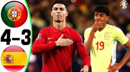 Portugal vs Spain 4-3 - All Goals and Highlights 2024 