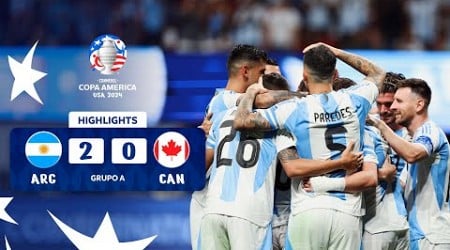 ARGENTINA 2-0 CANADÁ | HIGHLIGHTS | CONMEBOL COPA AMÉRICA USA 2024™