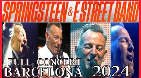 BRUCE SPRINGSTEEN CONCIERTO BARCELONA 20-6-2024 , #4k