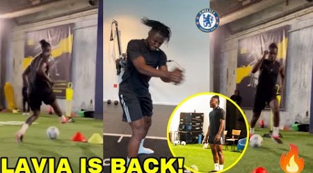 GOOD NEWS!✅ROMEO LAVIA STORMS THE PITCH AND GYM AFTER RECOVERY