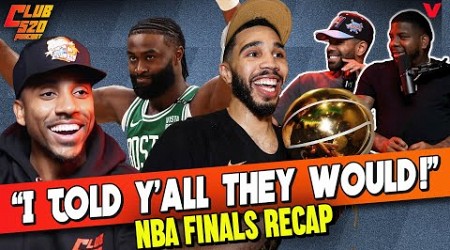 Jeff Teague REACTS to Tatum &amp; Celtics winning NBA title vs. Mavericks + Jaylen Brown wins Finals MVP