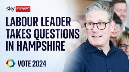 Labour leader Sir Keir Starmer and Rachel Reeves take questions live in Hampshire