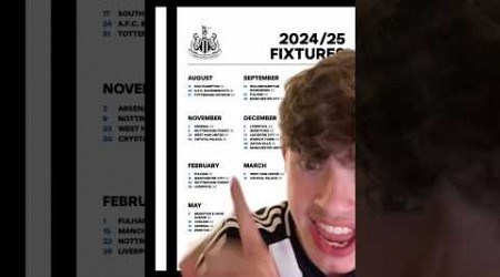 The Premier League have NICELY done our Fixtures for 2024/25… 