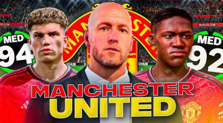 RECONSTRUIMOS EL MANCHESTER UNITED CON TEN HAG!!! MODO CARRERA REALISTA!