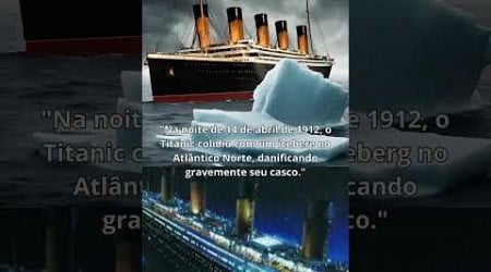 &quot;Titanic: O Navio que Desafiou o Destino&quot; #Naufrágio #HistóriaDoTitanic #RMSTitanic