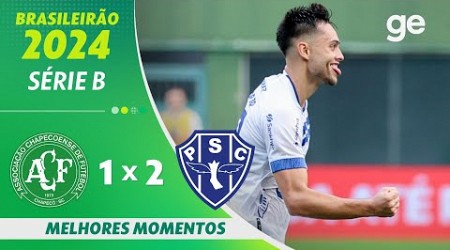 CHAPECOENSE 1 X 2 PAYSANDU | MELHORES MOMENTOS | 12ª RODADA BRASILEIRÃO SÉRIE B | ge.globo